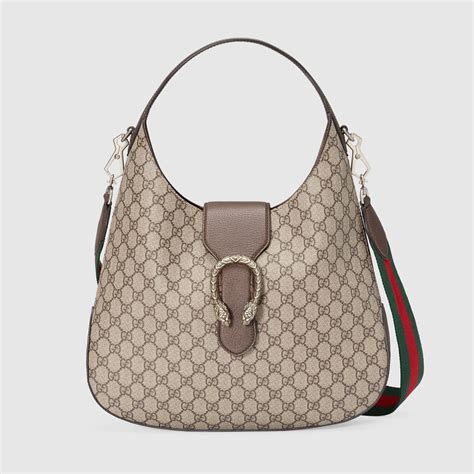 gucci supreme medium hobo|Gucci hobo bag.